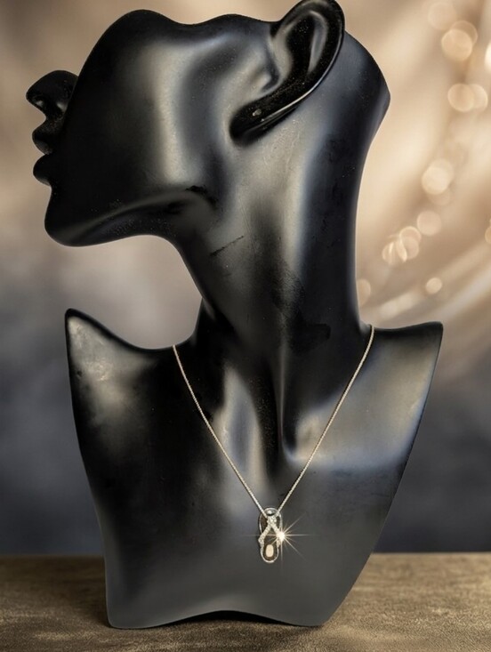 Source Unknown Jewelry - .935 Sterling Silver Vintage Flip Flop Sandal Pendant